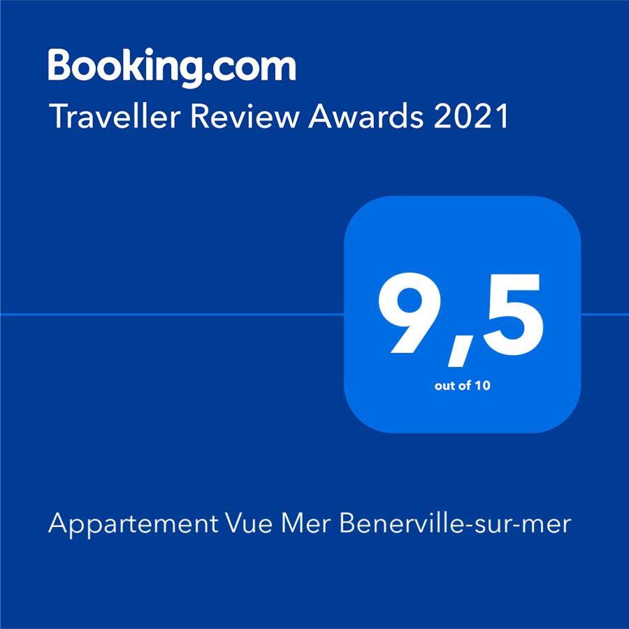 Appartement Vue Mer Benerville sur Mer Bagian luar foto